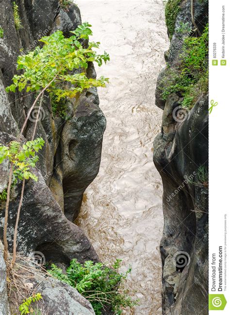 Rocky Mountain River Gorge In Nature Outdoor Stock Image Image Of