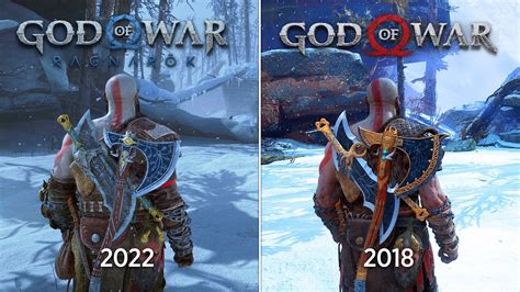 God Of War Ragnarok Vs God Of War 2018 Physics And Details Comparison