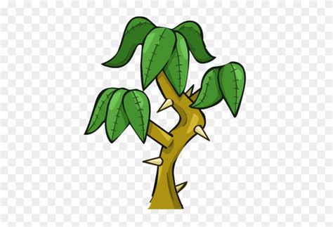 Thorn Tree Cartoon Thorn Tree Free Transparent PNG Clipart Images