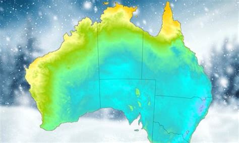 Its So Cold In Australia The Weather Map Is Turning Blue Experts