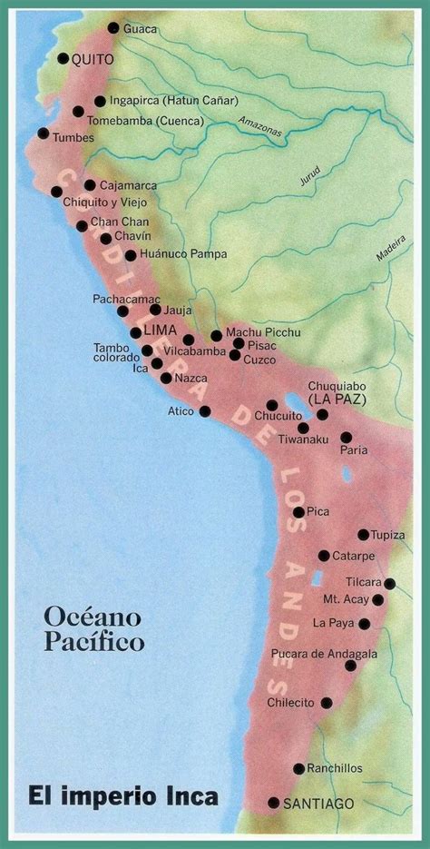 Mapa De Los Incas