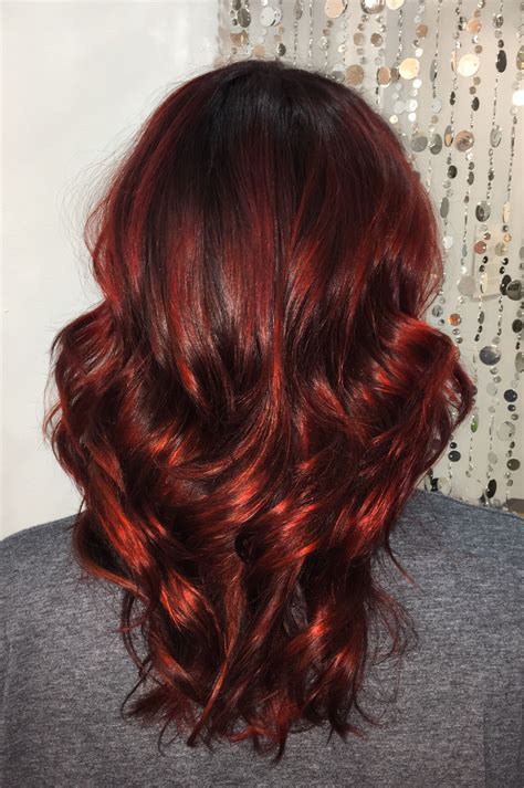 Ruby Red Hair Warm Hair Color Ruby Red Hair Warm Hair