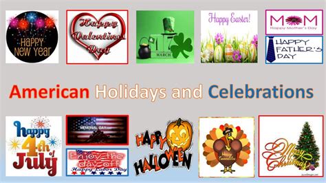 Ppt American Holidays And Celebrations Powerpoint Presentation Free