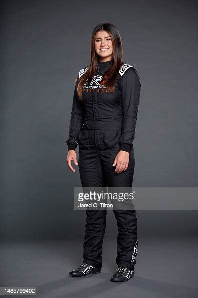 Srx Driver Hailie Deegan Poses For A Photo During The Superstar News