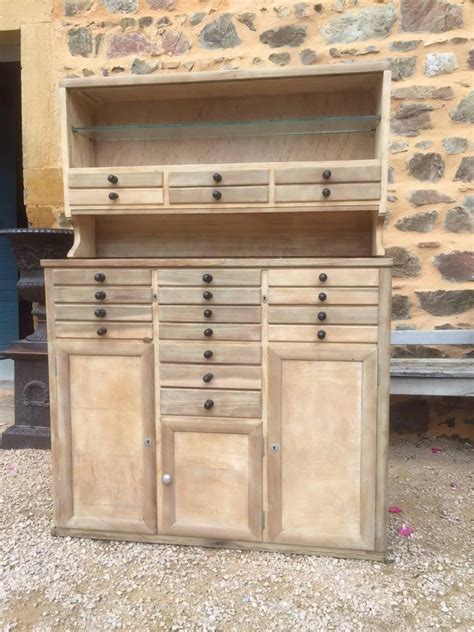 We saved her thousands of dollars by refinishing her existing cabinets. French Pickled Dentist Cabinet, 1940s For Sale at 1stdibs