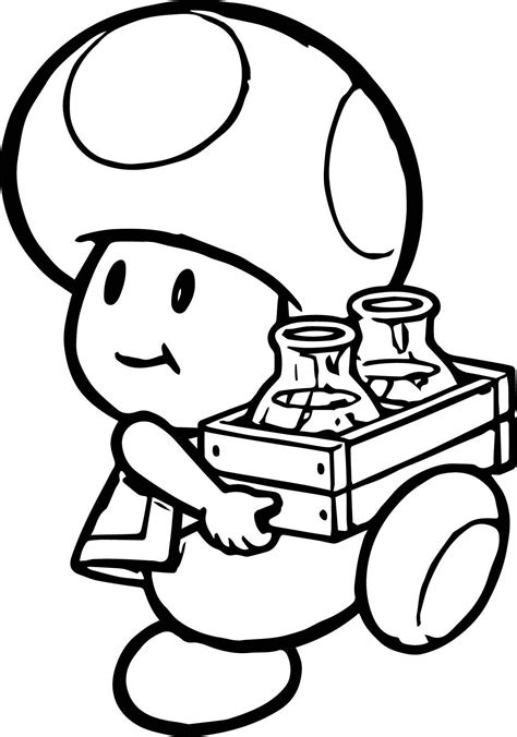 Cool Toad And Toadette Coloring Pages 2022