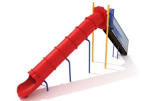 8 Foot Straight Tube Slide Playground Equipment Pro Playgrounds