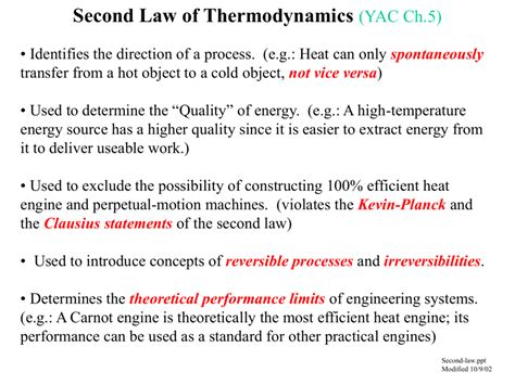 Second Law Of Thermodynamics Statement Vvtigplus