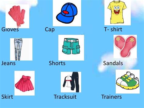 Clothes We Wear In Different Seasons Chart