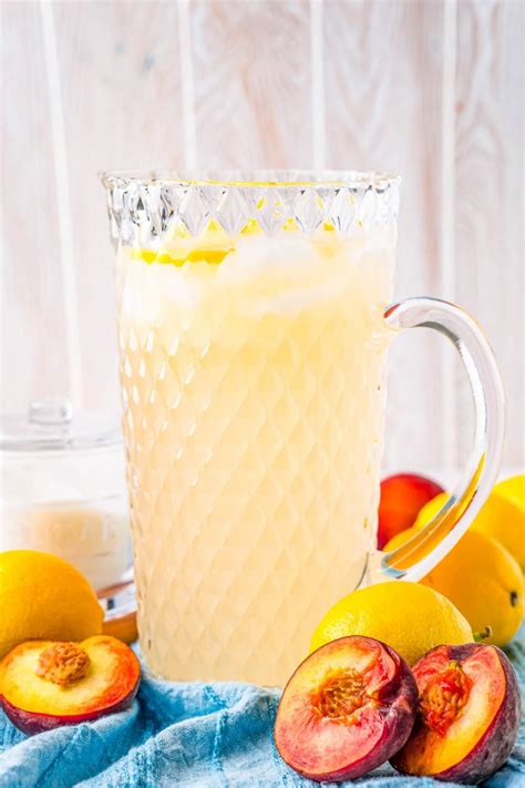 Peach Lemonade Recipe Food Folks And Fun