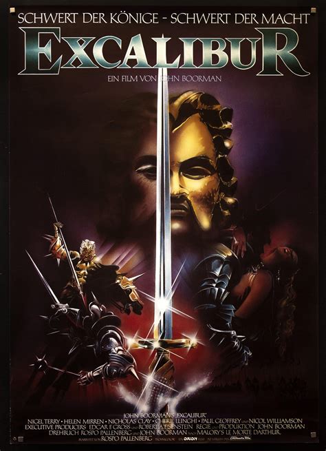 Excalibur Movie Poster | German A0 (33x46) Original Vintage Movie Poster