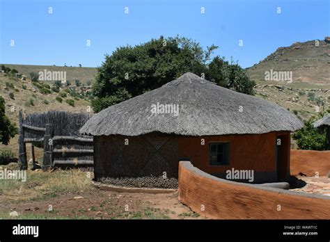 Traditional Hut Basotho Cultural Village Free State South Africa