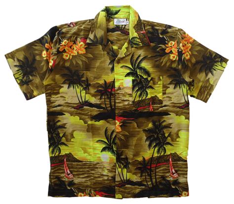 Hawaiian Shirt Mens Allover Print Beach Camp Party Aloha Ebay