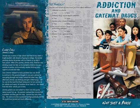 Addiction And Gateway Drugs Not Just A Phase Pamphlet Primo Prevention