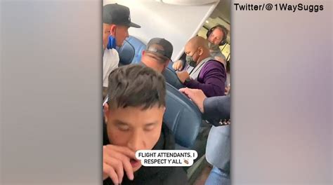 Delta Flight Attendant Tackles Would Be Hijacker Zip Ties His Wrists