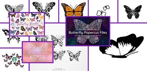 Drawing And Illustration Digital Butterfly Designs Shirt Svg Black