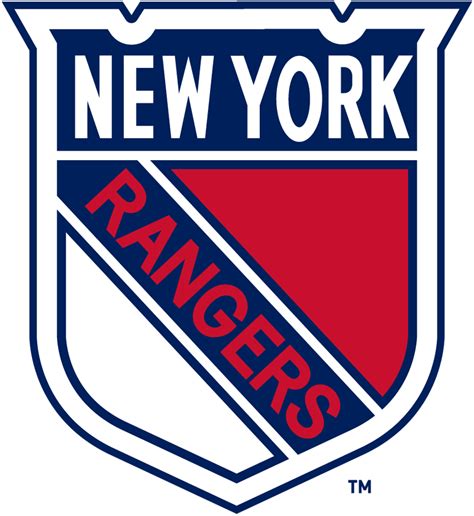 New York Rangers Primary Logo 192627 194647 A Blue Red And