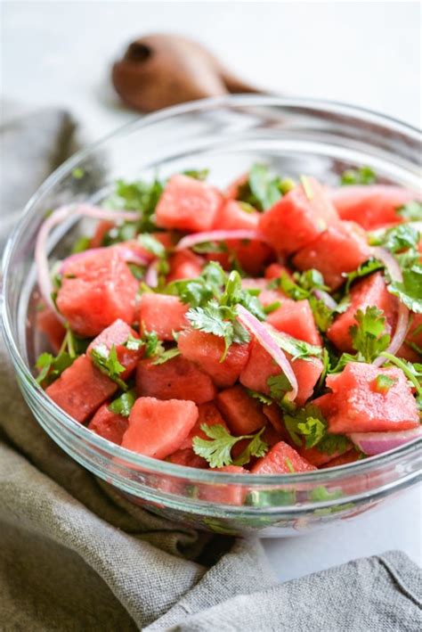 Spicy Watermelon Salad Fed Fit
