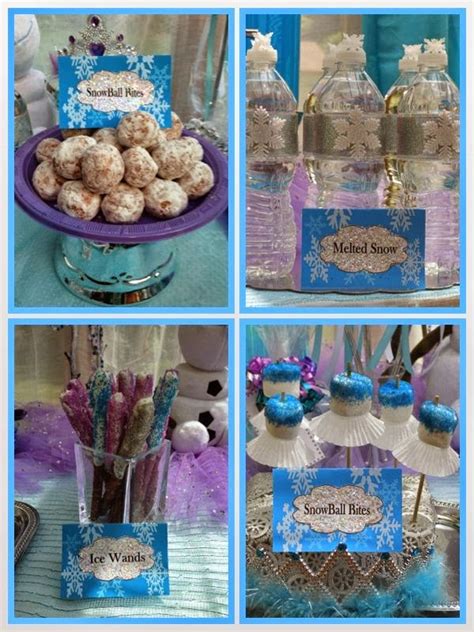 The Princess Birthday Blog Frozen Party Food Ideas Decorations