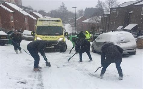 Blizzard Spirit The Britons Going Above And Beyond In Week Snow