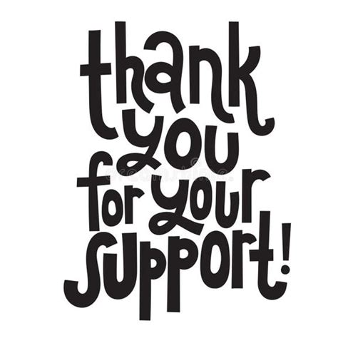 Thank You Your Support Stock Illustrations 211 Thank You Your Support