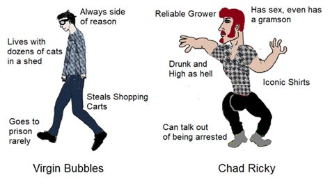 virgin bubbles vs chad ricky r virginvschad