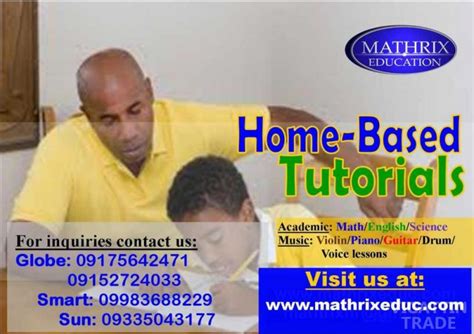 first class home based tutorials in bacoor vigattin trade