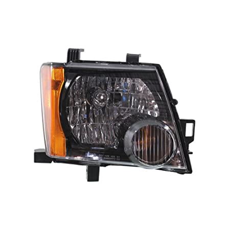 Amazon Com Headlight For Nissan Xterra Rh Assembly Halogen Black Interior S X Models W