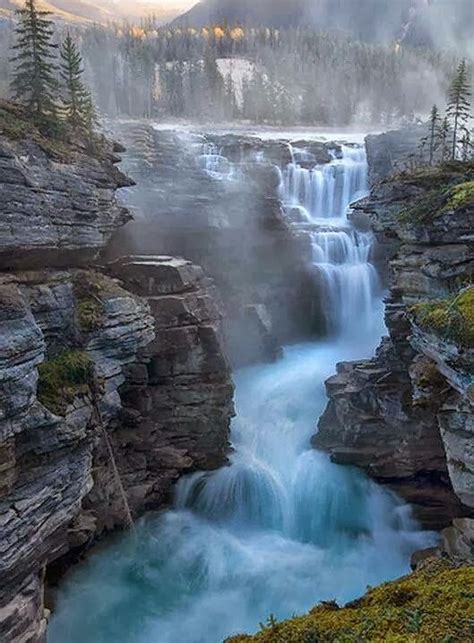 Waterfall Canada Landscape Photography Nature