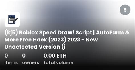 Kj5 Roblox Speed Draw Script Autofarm And More Free Hack 2023 2023