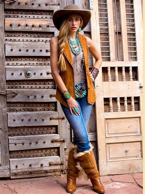 Sueded Vest Cowgirls Fashions Western Style Western Fashion Country Fashion Women Country