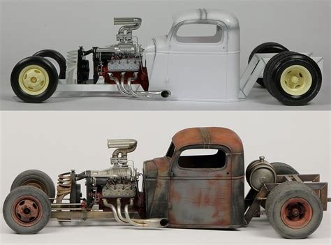 Scale 125 Rat Rod This Is Cool How People Are Modifying Scale Model