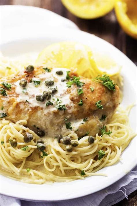 Pepper, seasoned salt, low fat chicken broth, shredded reduced fat cheddar cheese and 7 more. Creamy Lemon Chicken Piccata | The Recipe Critic