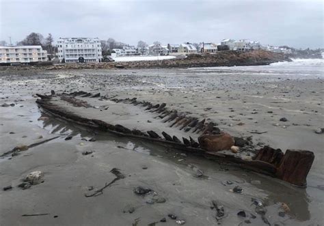 Remains Of Revolutionary Warera Ship Found On Maine Beach After Noreaster