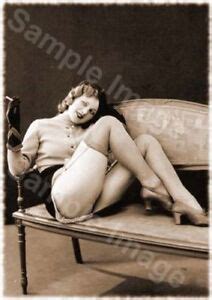 Vintage S Erotic Female Nude Sepia Retro Art Photo Reprint A A Or A Ebay