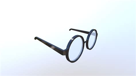 Circle Glasses 3d Model By 3braxton [278820b] Sketchfab