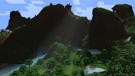 Minecraft Hills Volumetric Lighting Test Rminecraft