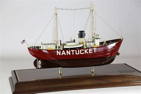 Nantucket Lightship Nantucket Lightship Cased Model By The Lannan