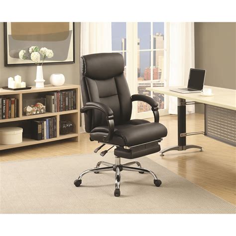 Coaster Office Chairs 801318 Black Adjustable Office Chair Del Sol