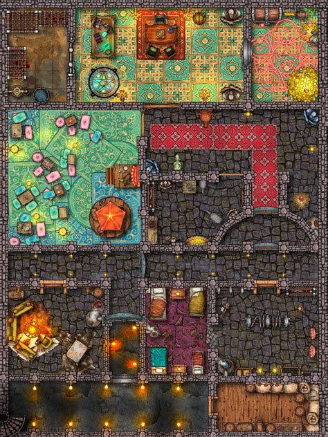 Underground Hideout Inkarnate Create Fantasy Maps Online