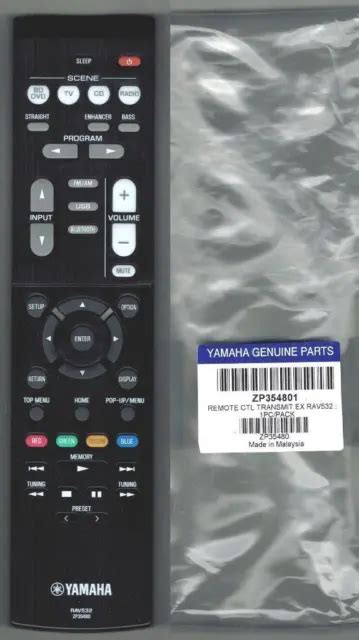 New Yamaha Receiver Remote Control Rav Zp Fits Rx V Rx V Htr Picclick