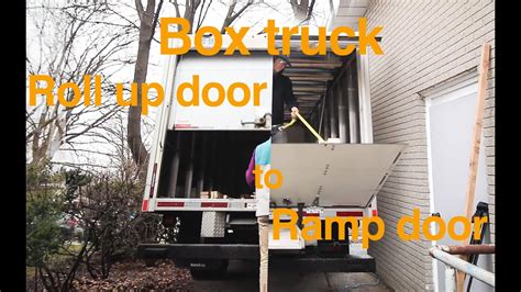 Diy Stealth Box Truck Conversion Roll Up Door To Ramp Door Youtube