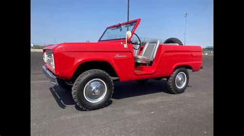 1966 Ford Bronco U13 Roadster For Sale At Auction Mecum Auctions