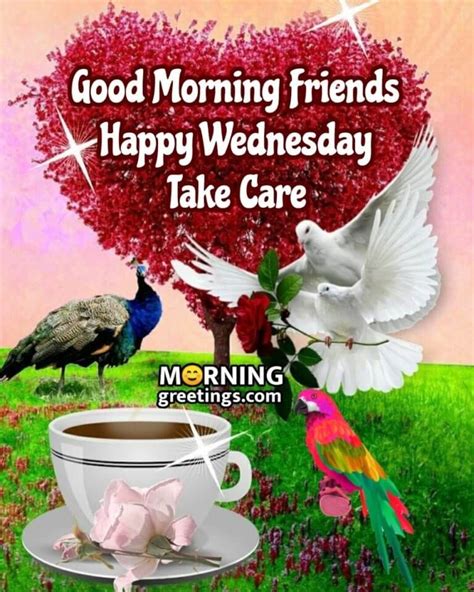 50 Good Morning Happy Wednesday Images Morning Greetings Morning