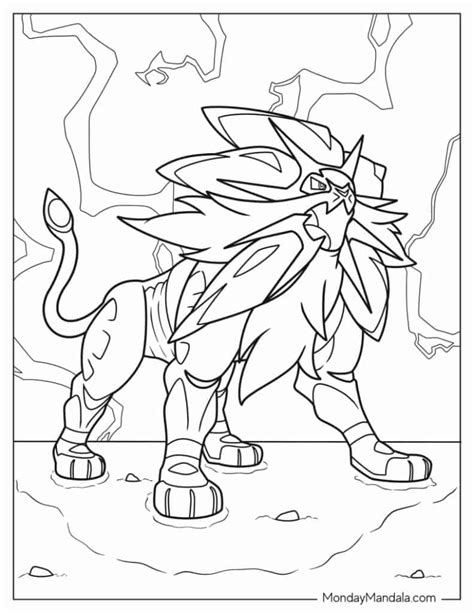 Free Printable Legendary Pokemon Coloring Pages