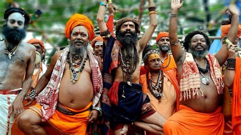 Naga Sadhus Perform Yoga Poses At Assams Kamakhya Temple As Ambubachi Mela Returns After