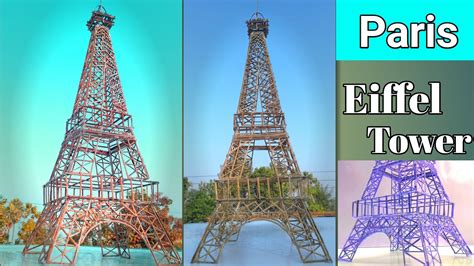 How To Make Eiffel Tower Ll Diy Eiffel Tower Model For School Project