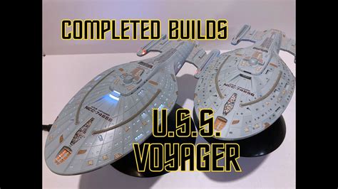 Final Uss Voyager Double Build Decals And Comparisons With Other 1