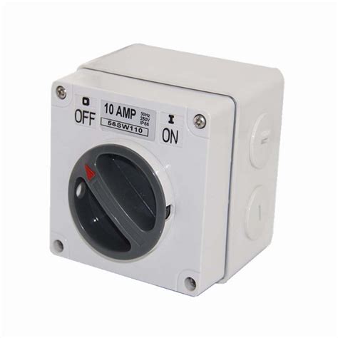 Ip65 220v 10a On Off Outdoor Waterproof Knob Switch Industrial Power
