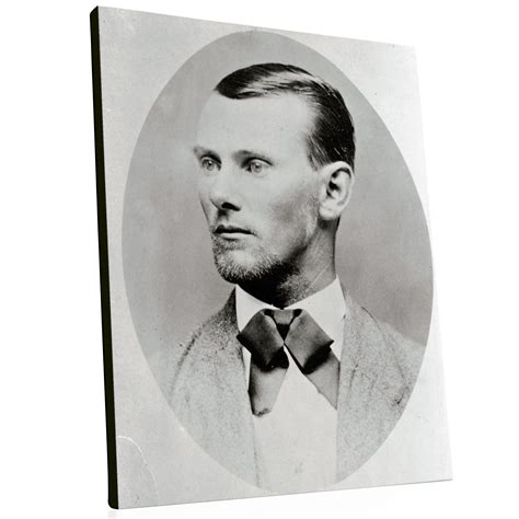 American Outlaw Jesse James 1870 20x24 Stretched Canvas